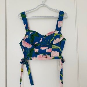Carolina Herrera floral bustier‎ top • size 4